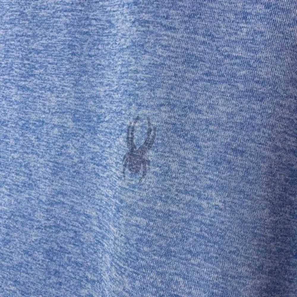 Spyder Swim Men's Long Sleeve Rash Guard‎ Shirt Blue Size M/M - Picture 3 of 6